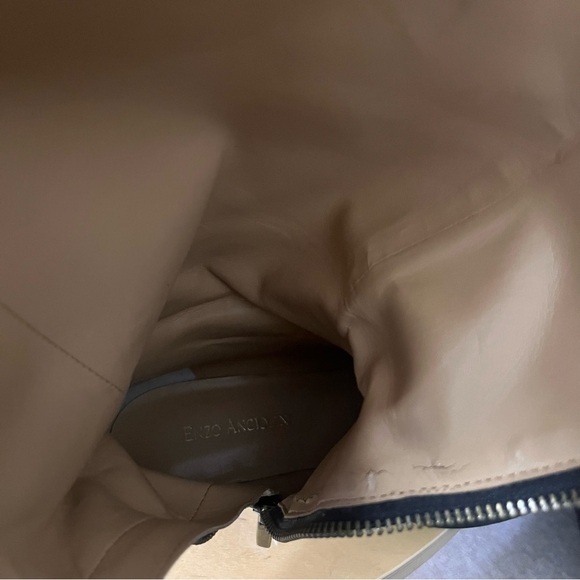 Enzo Angiolini Ellerby Riding Boots Black & Brown Size 7.5 - Picture 14 of 16